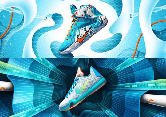 Two Aquatic Themed Nike Sneakers Exclusives For Kids Release Tomorrow
