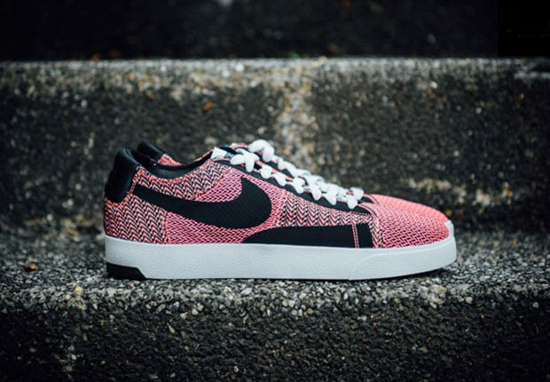 Jacquard-Style Knit Uppers on The Nike Blazer Lux Low