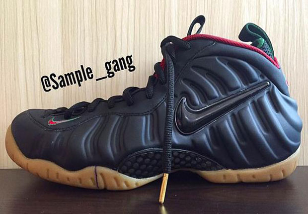 Nike foamposite shop gucci black