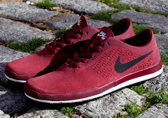 The Streamlined Nike Free SB Nano in Red Suede