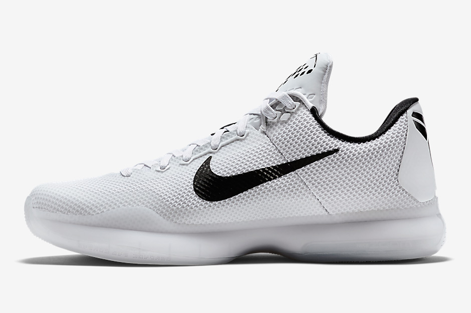 Kobe shoes hotsell white and black