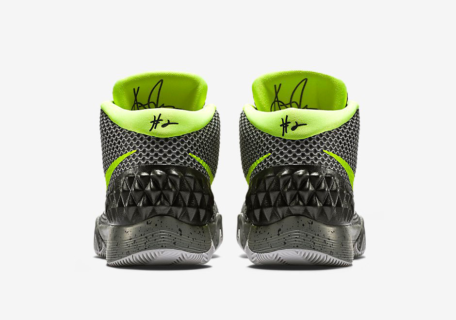 Nike Kyrie 1 Deep Pewter Tumbled Grey Night Silver Volt 2