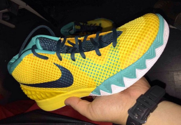 kyrie 1 purple and yellow