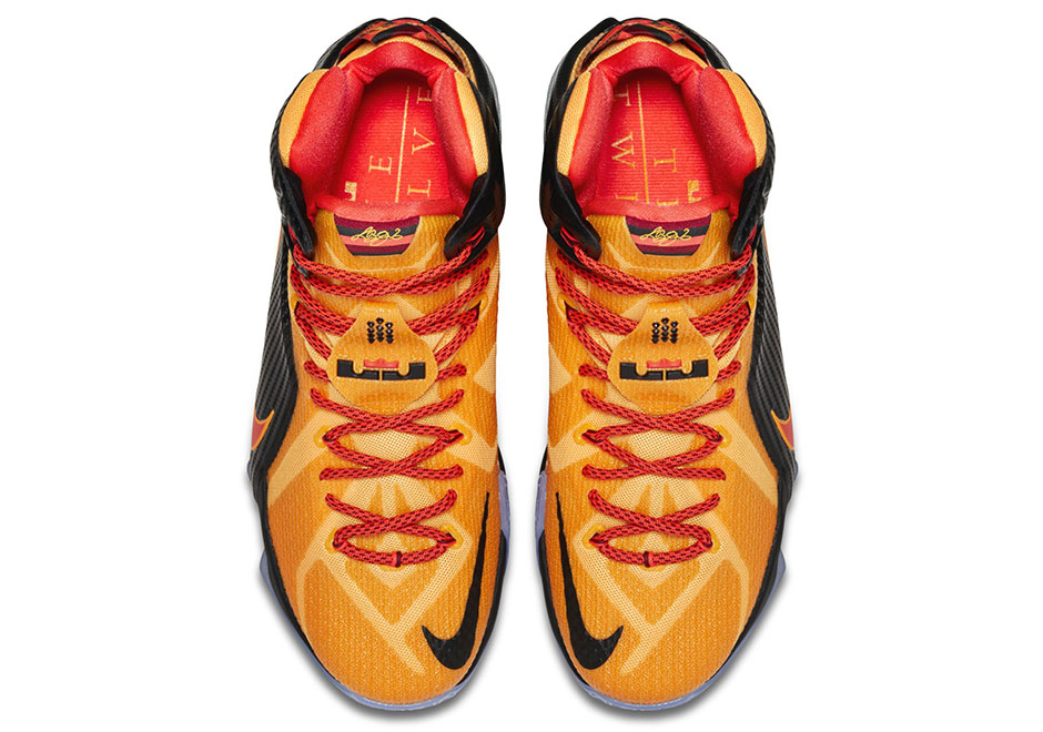 Nike Lebron 12 Cleveland Laser Orange 3
