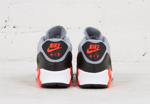 Nike Wmns Air Max 90 Wolf Grey Infrared 4