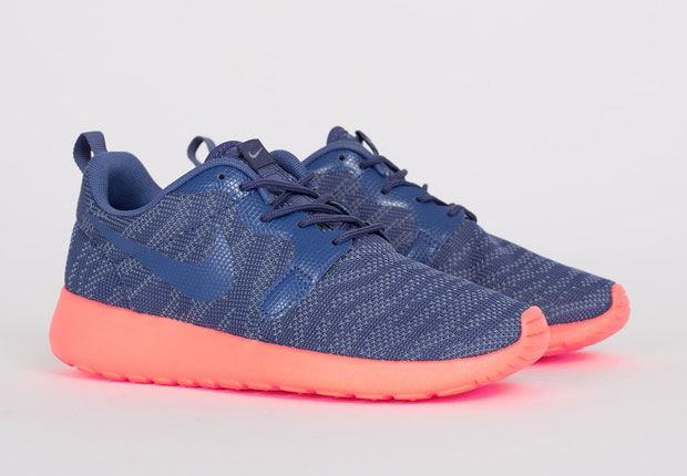 Nike Roshe Run Jacquard - Royal Blue - Hot Lava