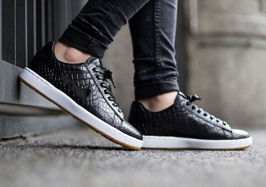 An On-Foot Look At The Nike Tennis Classic Ultra “Croc-skin”