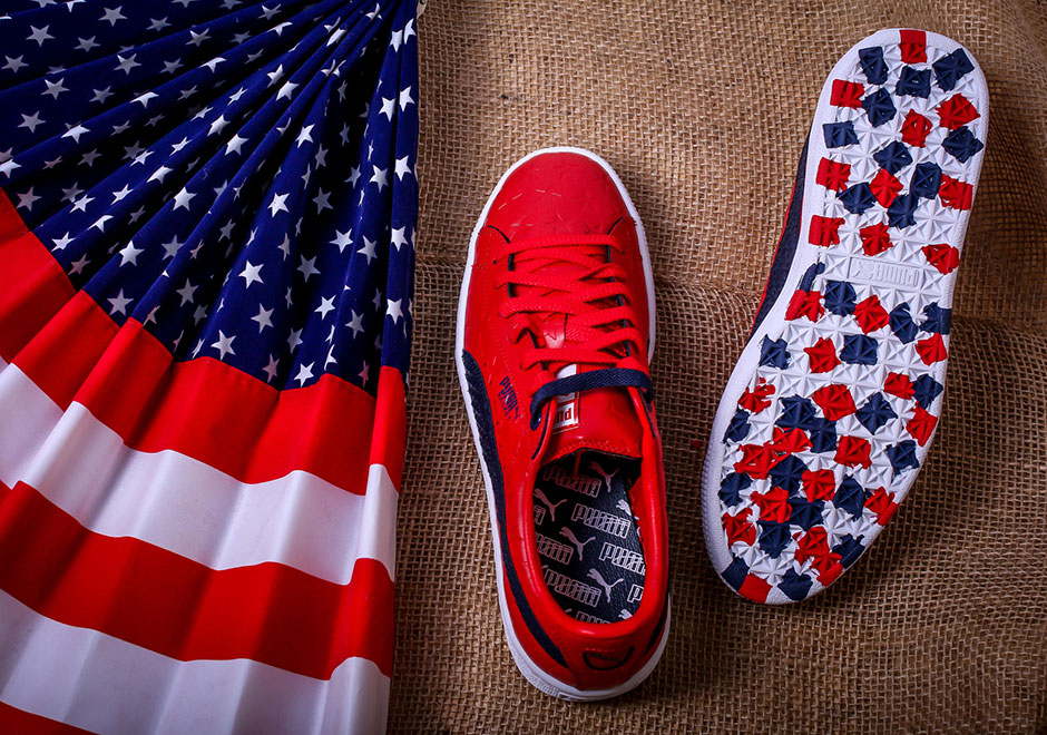 Puma Basket Independence Day Pack Red 2
