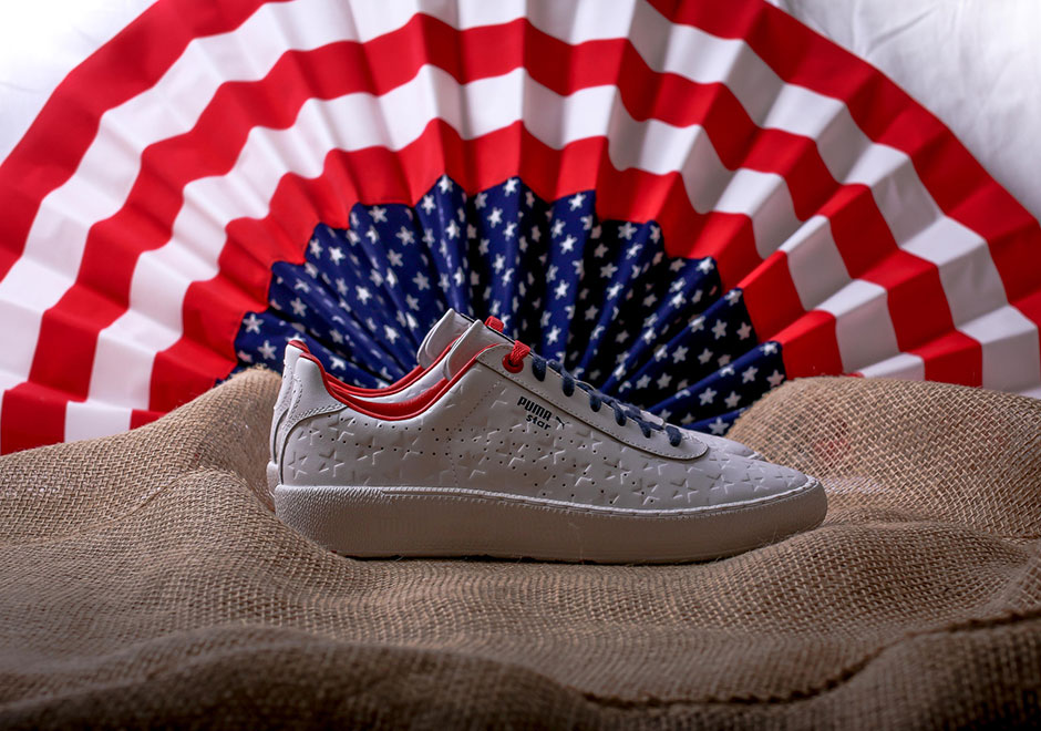 Puma Basket Independence Day Pack White 5
