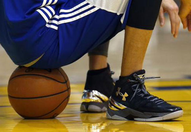 The Under Armour Curry Two On Steph Curry's Feet