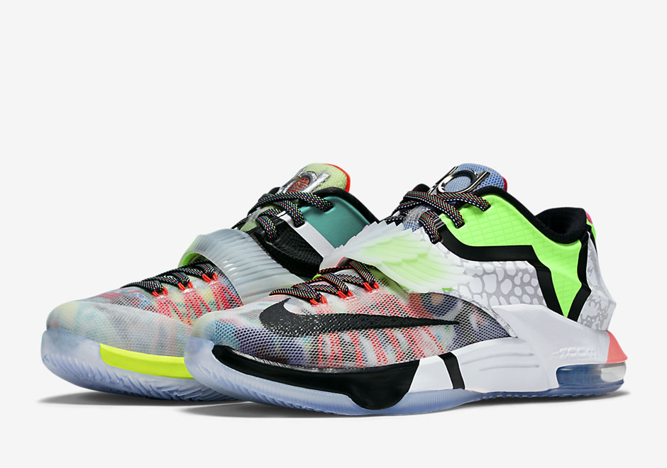 Spicy dishonest Controversial The Nike "What The" KD 7 Revisits The Lightning Theme With 18 Different  Details - SneakerNews.com