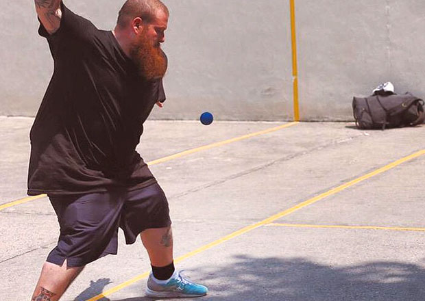 Action Bronson Shows Off A Wet Jumper and Handball Skills In The Asics Gel Lyte V “Tiffany”