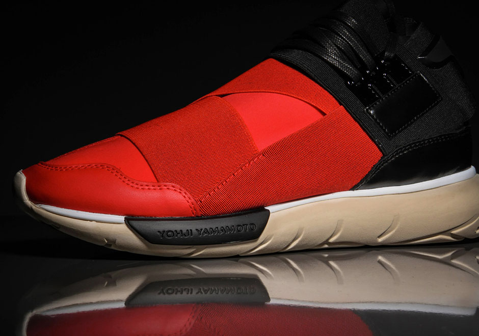 adidas Y-3 Qasa High - Red - Black - SneakerNews.com