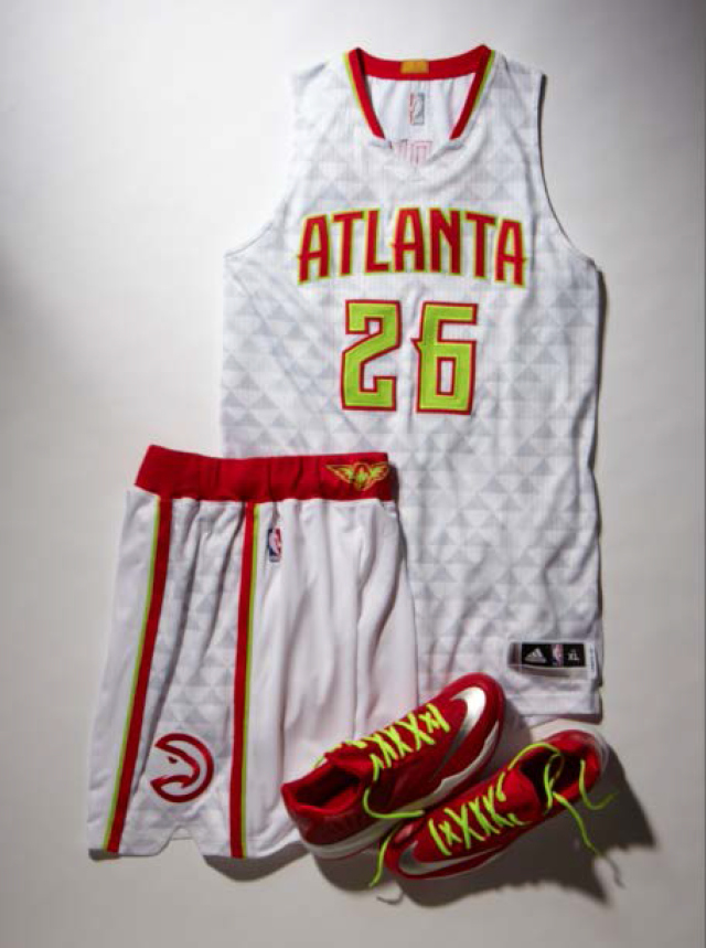 Atlanta Hawks Matching Shoelaces 03