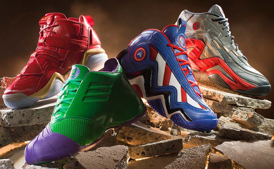 Marvel Avengers x adidas Basketball Collection Officially - SneakerNews.com
