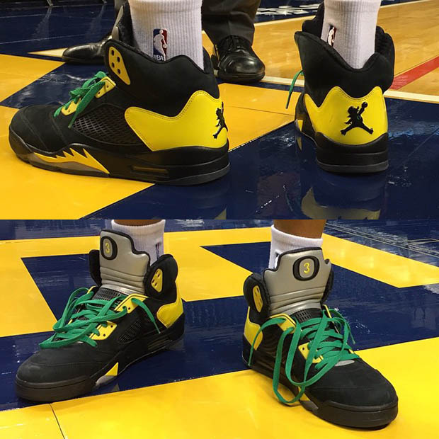 You Might See the Rare Air Jordan 5 Oregon Ducks PE in the NBA ...