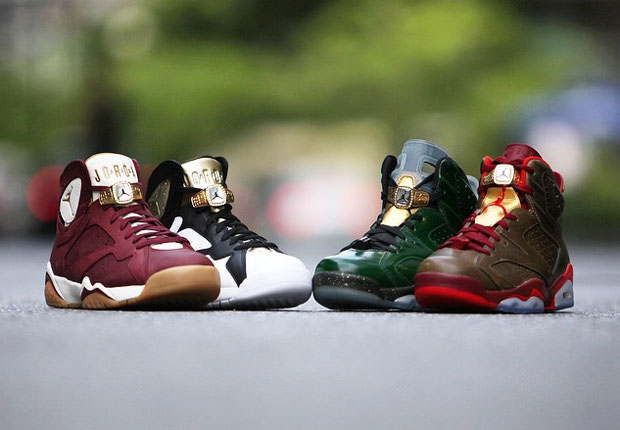 champagne pack jordans