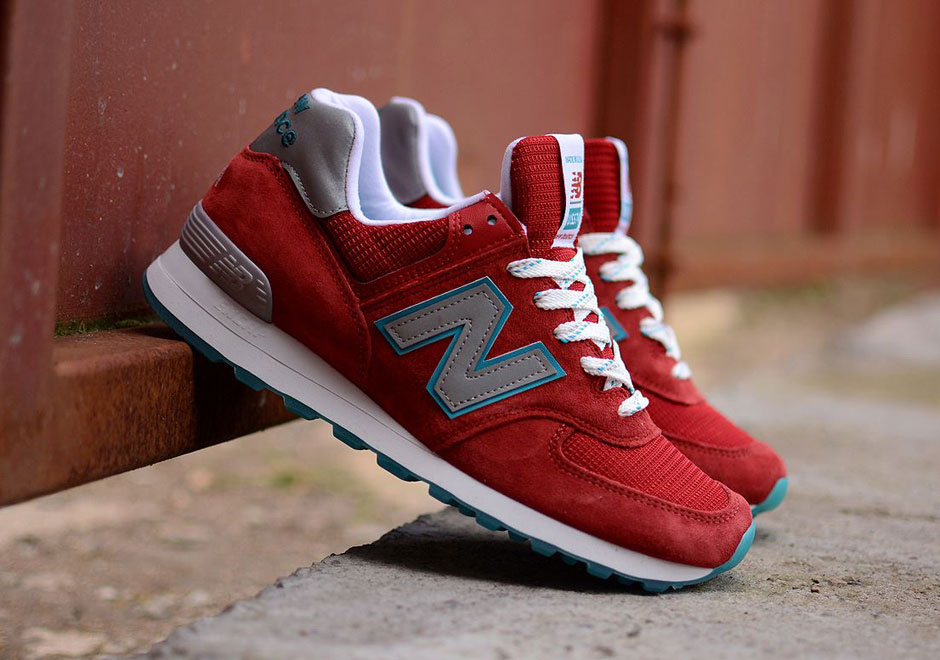 New Balance 574 "Made In USA" in Liverpool Colors