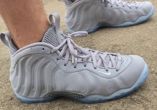 An On-Foot Look at the Nike Air Foamposite One “Wolf Grey”