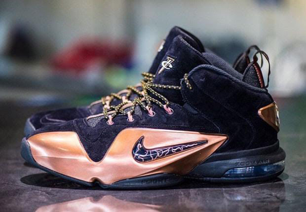 Nike Air Penny 6 Copper With Black Suede 01