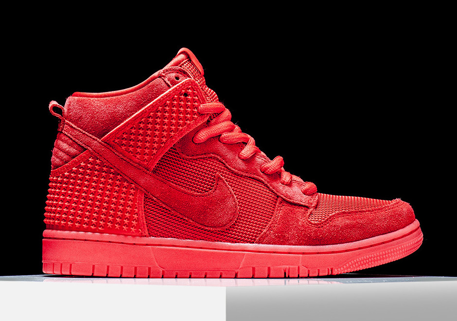 all red dunks