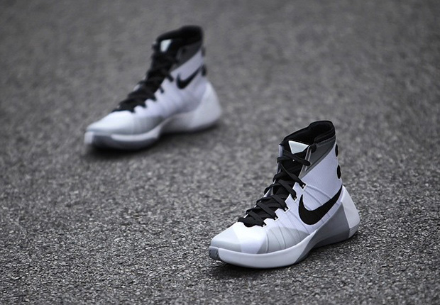 Nike Hyperdunk 2015 White Grey Black 5