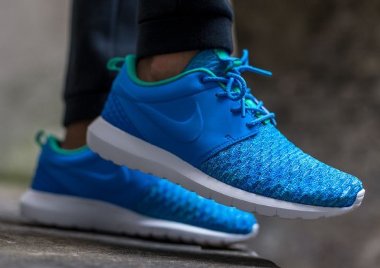 nike collection Flyknit Roshe Run PRM “Photo Blue”