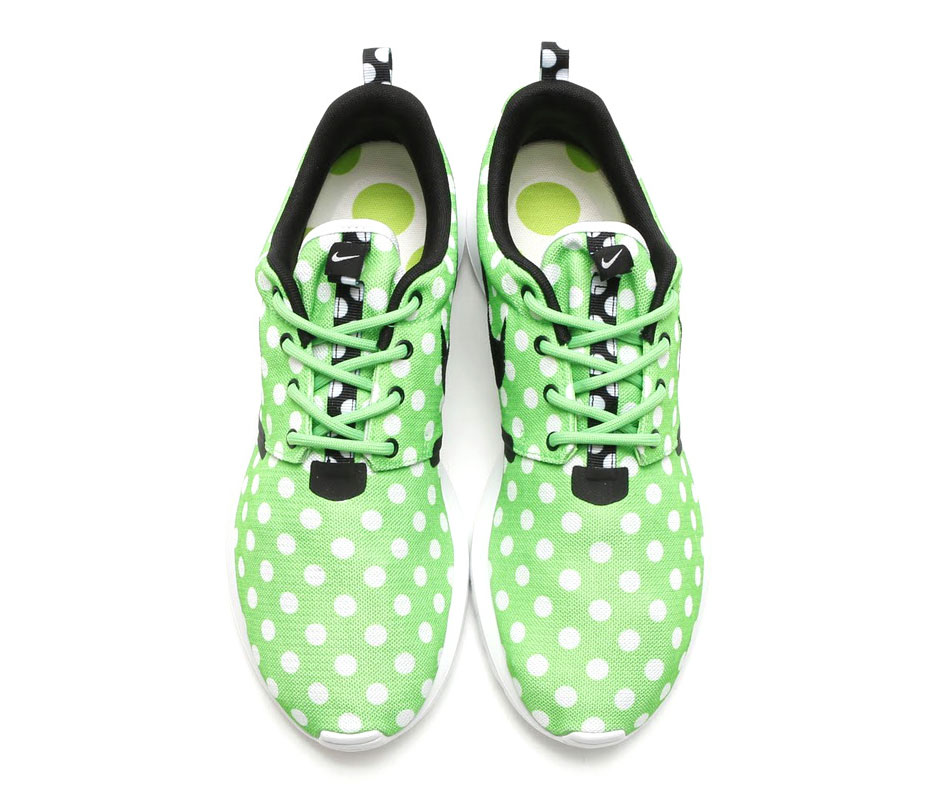 Nike Roshe Run Polka Dot Neon 4