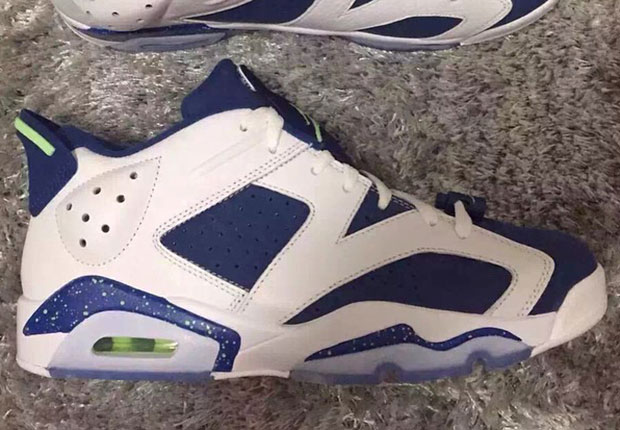 Another Look at the Air Jordan 6 Low "Seahawks"