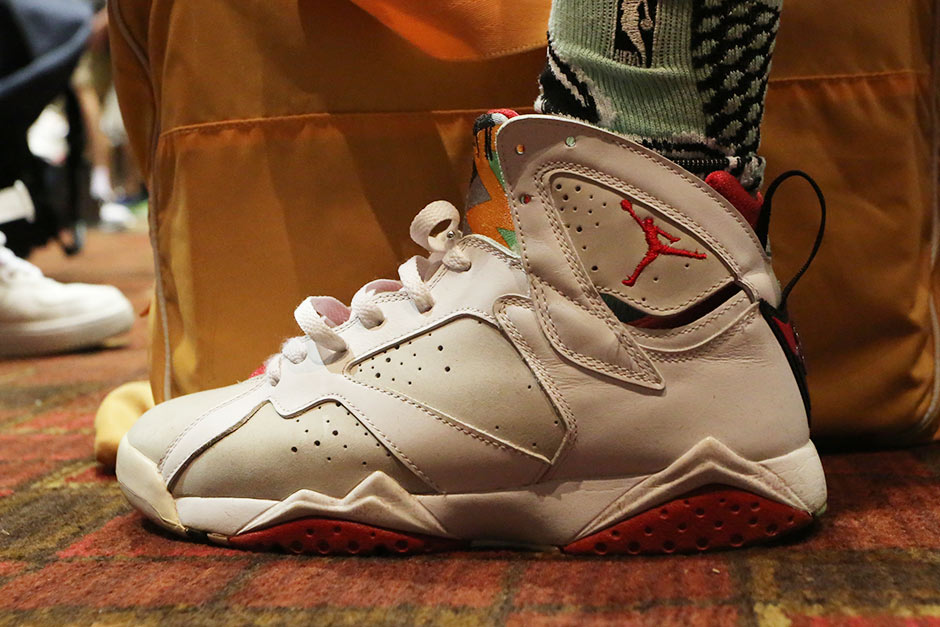 Macklemore Air Jordan 6s, Galaxy Foams & More Spotted On-Feet at ... Macklemore Shoes