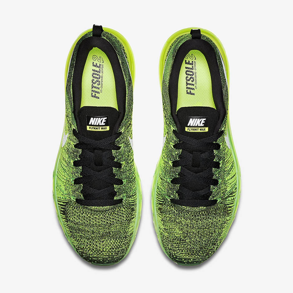 Nike Flyknit Max Voltage Green スニーカー 靴 メンズ 消費税無し
