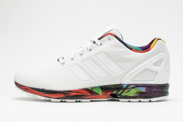 Adiads Zx Flux Printed Sole Floral 02