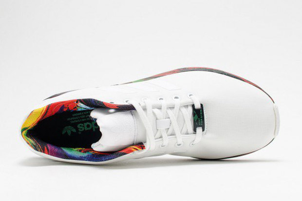 Adiads Zx Flux Printed Sole Floral 04