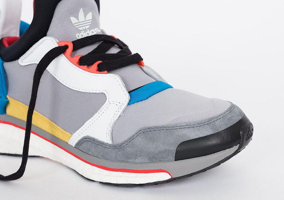 Adidas Blue Boost Grey Blue Red Yellow 3