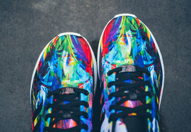 adidas zx flux photo print