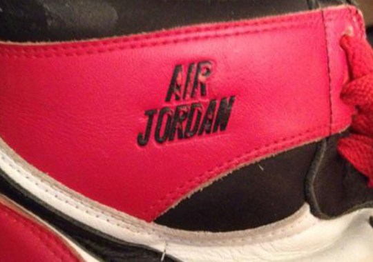 A Rare Look at the Original “Wingless” Air Jordan 1