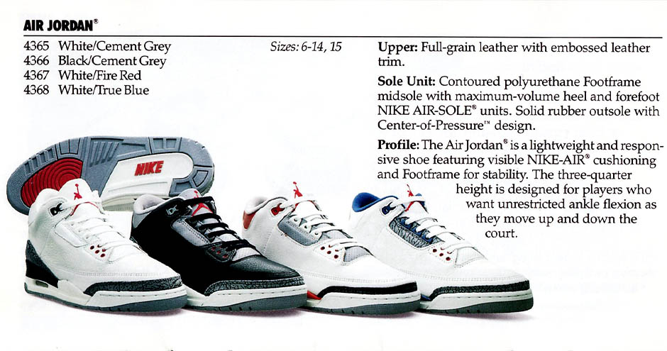 nike air jordan iii shoes