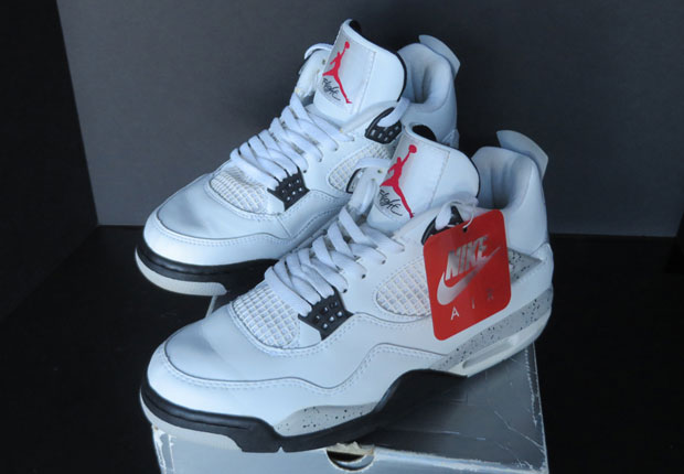 Air Jordan 4 “White/Cement” With Nike Air Releasing At 2016 All-Star Weekend