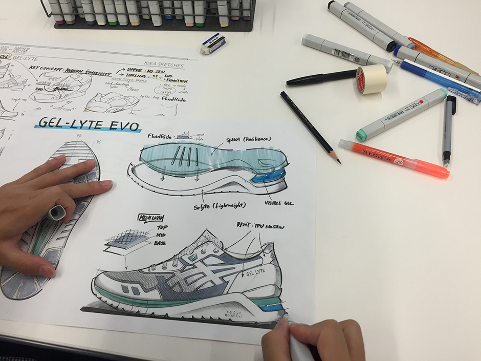 Asics Gel Lyte Evo Design Sketch Feature 11