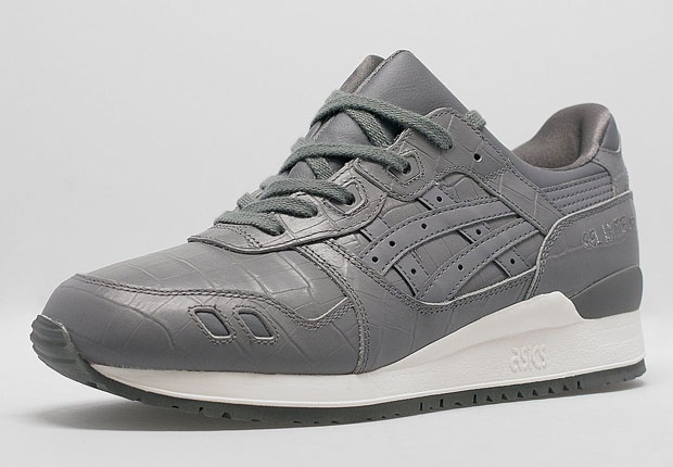 Full Croc Skin Uppers On This Asics Gel Lyte III