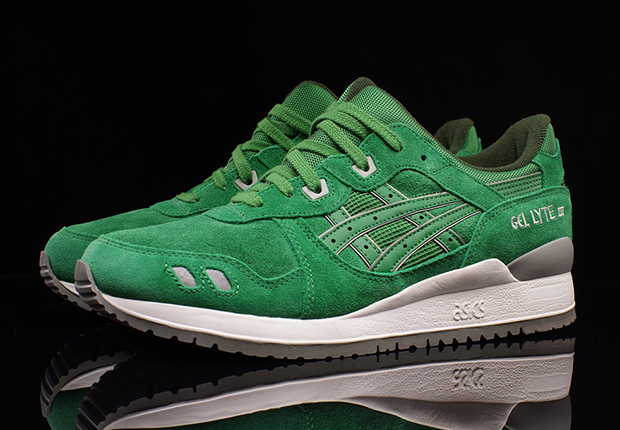 asics tiger gel lyte iii green