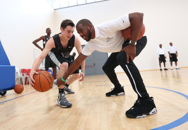 Chris Paul Joins NBA In Africa With Air Jordan 6 Low "Black/Chrome"