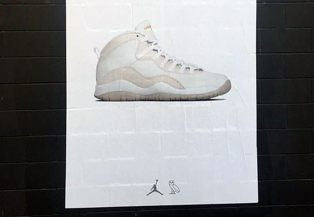 Drake Jordan 10 Ovo Poster