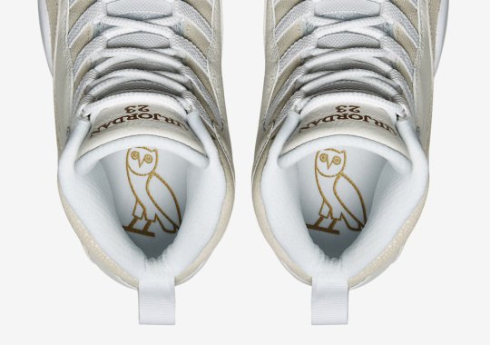 The Official Images Of Drake’s Air Jordan 10 “OVO” Are Charged Up