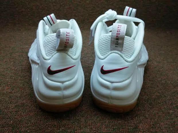 Another Look At The Nike Air Foamposite Pro in White/Gum