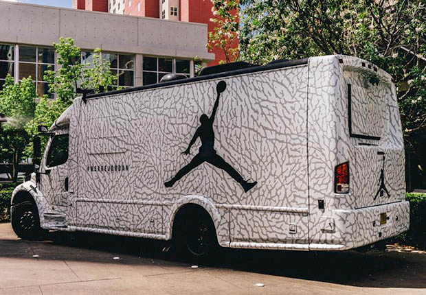 Jordan Brand's Elephant Print Truck Hits Vegas
