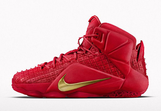 Lebron 12 Id Rubber City Red 1