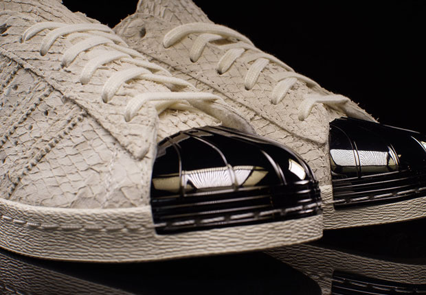 Metal Toes and Snake Uppers In adidas' Latest Superstar Release