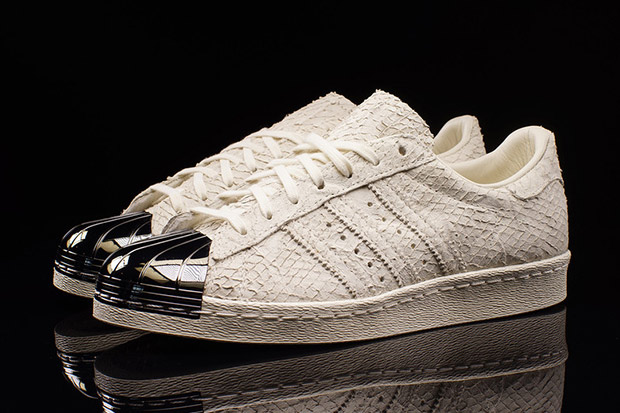 Metal Toes And Snake Uppers In Adidas Latest Superstar Release