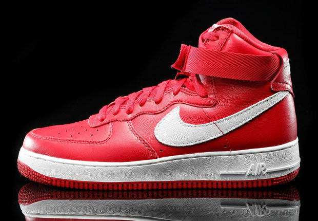 Nike Air Force 1 High Remastered Red White 2